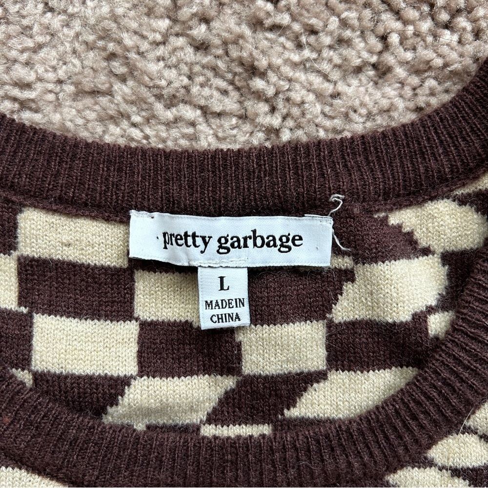 Dolls Kill Pretty Garbage Checkered Print Sleevel… - image 8
